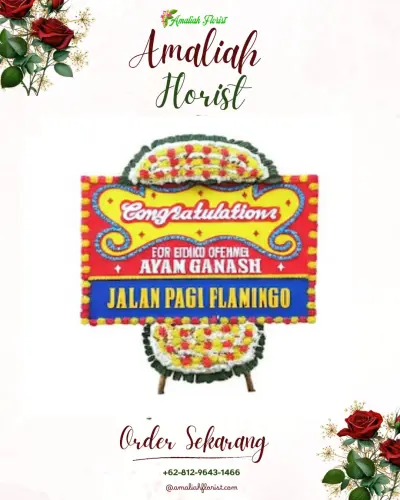 Bunga Papan Congratulation di Karangbandung